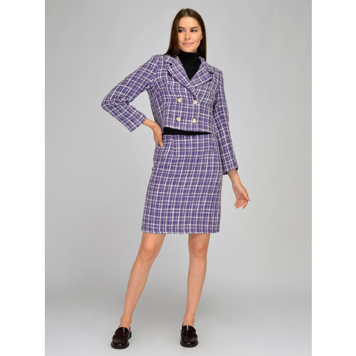 Пиджак Viserdi, размер 48, фиолетовый пиджак размер 42 48 фиолетовый