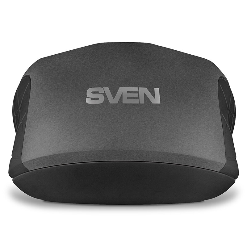 Мышь Wireless Sven RX-230W серая (2,4 GHz, 3+1кл., 800-1600DPI, Soft Touch, блистер) - фото №6