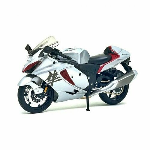 Мотоцикл SUZUKI Hayabusa (2022), Silver, масштабная модель коллекционная для suzuki gsx1300r hayabusa 1999 2021 2022 2023 gsx 1300r huyabusa крышка радиатора мотоцикла защитная защита