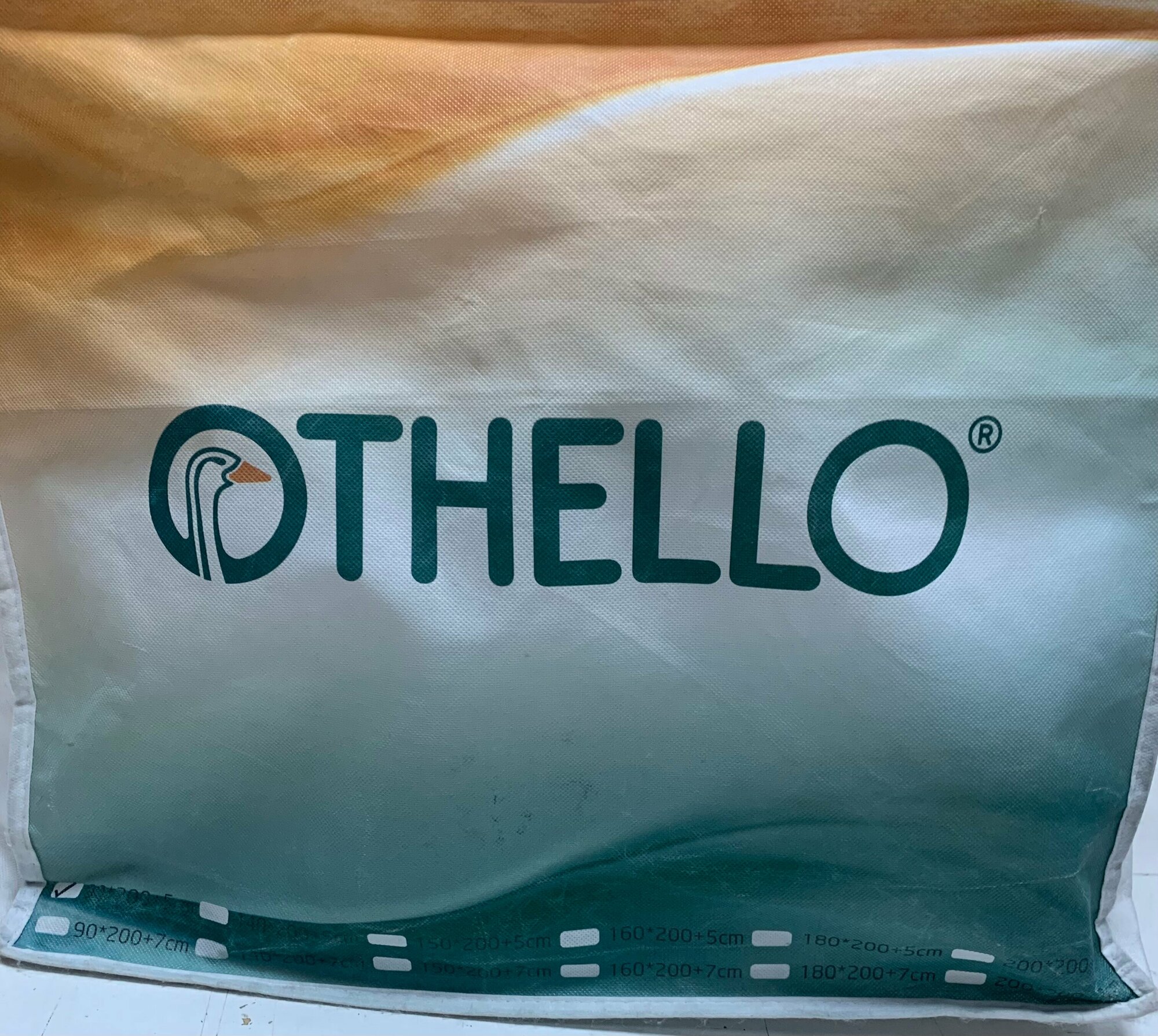 Наматрасник OTHELLO средняя жёсткость 90x200х5 см белый производство Турция