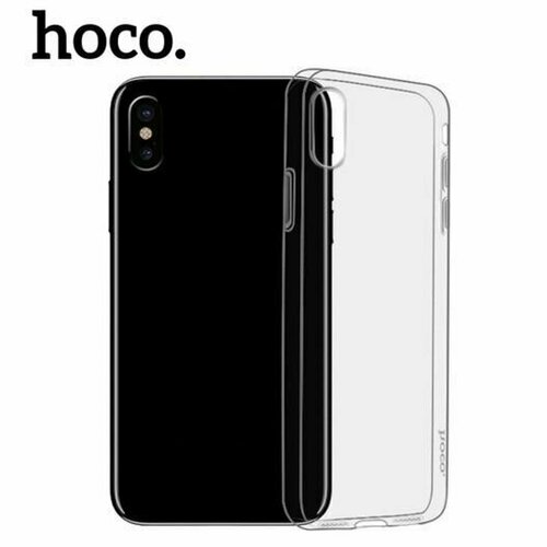 Защитный чехол для iPhone XS Max, Hoco Light Series TPU Case, прозрачный темный чехол для смартфона hoco light series apple iphone xs max прозрачный