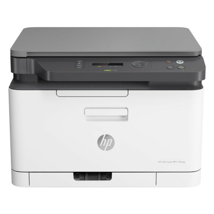 МФУ, лаз цветная печать HP Color 178nw, 600x600 dpi, 4/18 стр/мин(цв/чб), А4, Wi-Fi, белый