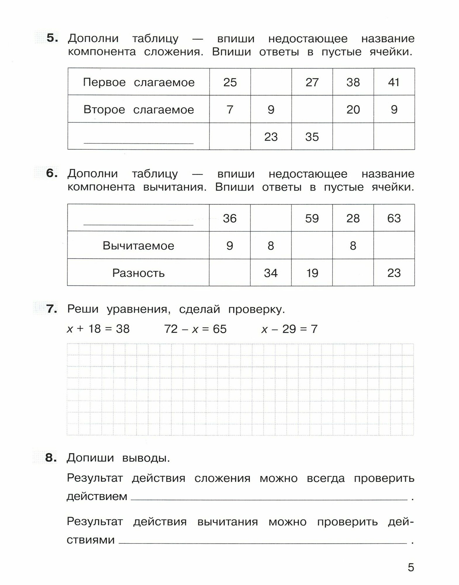 Математика. 3 класс. Самостоятельные работы. - фото №5