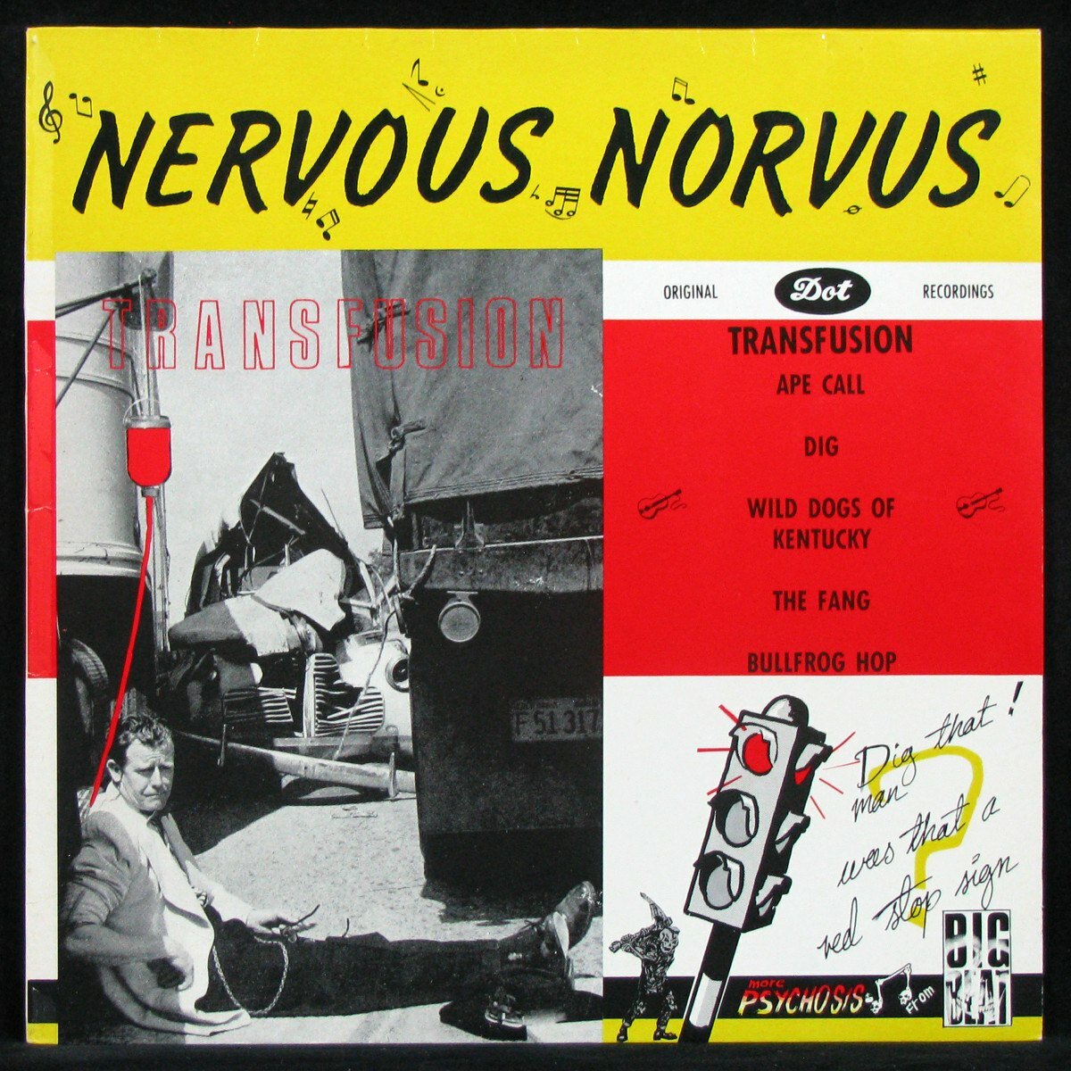 Виниловая пластинка Big Beat Nervous Norvus – Transfusion (mono)