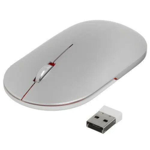 Мышь беспроводная Xiaomi Mi Elegant Mouse Metallic Edition, серебристый / HLK4036CN