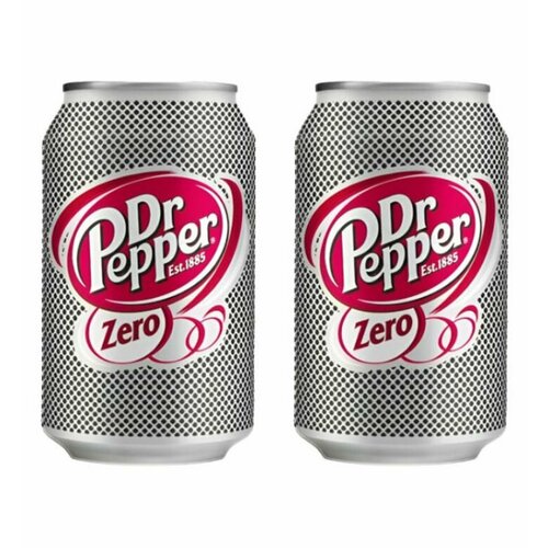 Dr.Pepper Газированный напиток Zero, 330 мл, 2 шт
