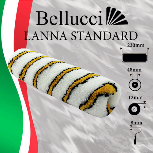 BELLUCCI Lanna STANDARD Валик малярный из полиамида для всех видов ЛКМ (230 мм, бюгель 8 мм)