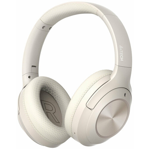 Наушники беспроводные мониторные A4Tech Fstyler BH220 бежевый BH220 BEIGE 4360₽