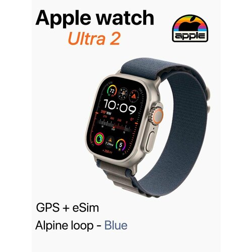 Смарт-часы Apple синий 11625000₽