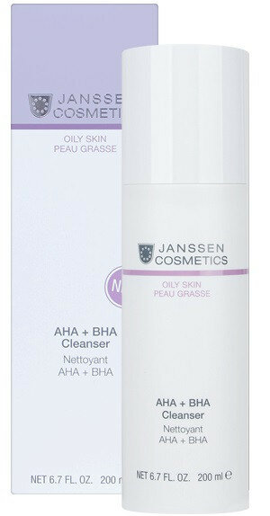 Janssen Cosmetics Очищающая эмульсия с AHA+BHA, 200 мл (Janssen Cosmetics, ) - фото №16