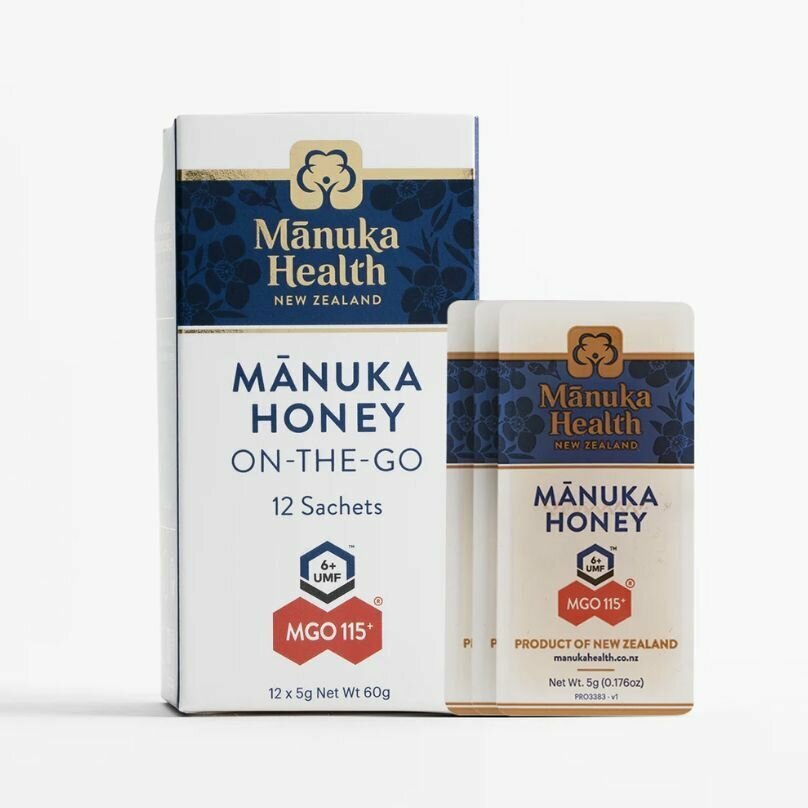 Manuka Honey on-the-go Мед 60 г MGO 115 (12 блистеров по 5г)