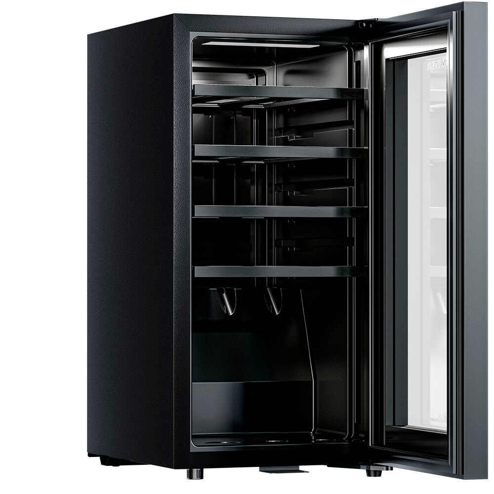Винный шкаф Meyvel MV15-KBF1 (компрессорный холодильник для вина на 15 бутылок) - фотография № 3
