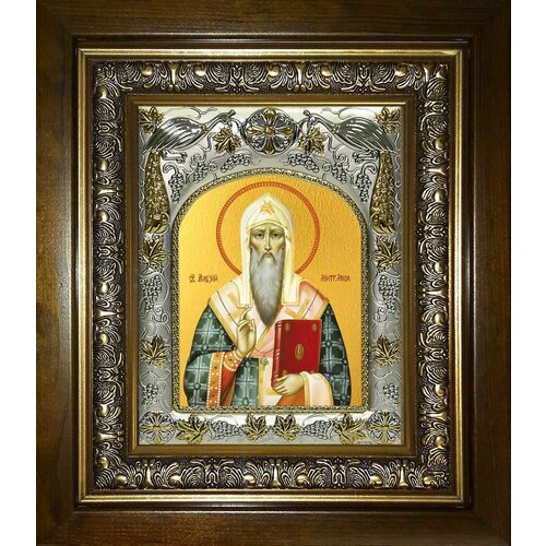 икона святой алексий митрополит московский 15 х 20 см Икона Алексий, митрополит Московский