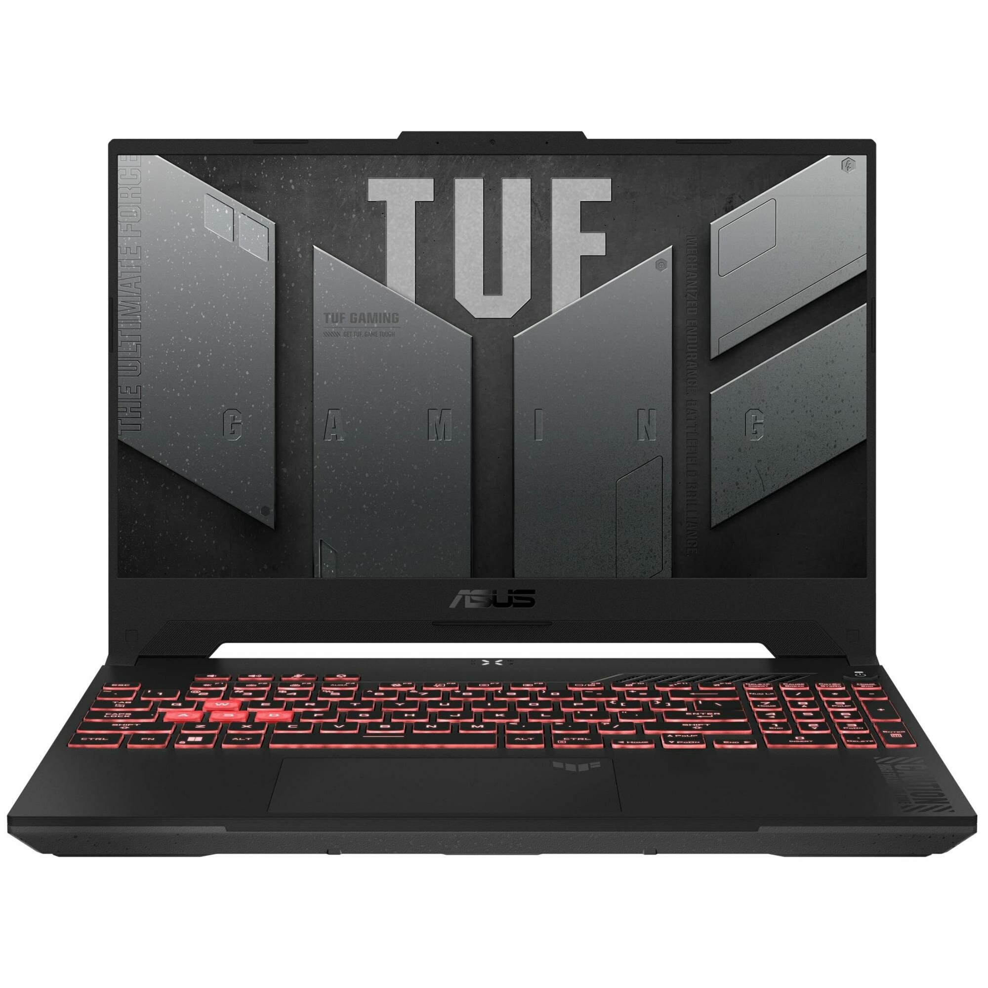 Ноутбук ASUS TUF Gaming A15 FA507UI-HQ059, 15.6" (2560x1440) IPS 165Гц/AMD Ryzen 9 8945HS/32ГБ DDR5/1ТБ SSD/GeForce RTX 4070 8ГБ/Без ОС, серый (90NR0I65-M00330)