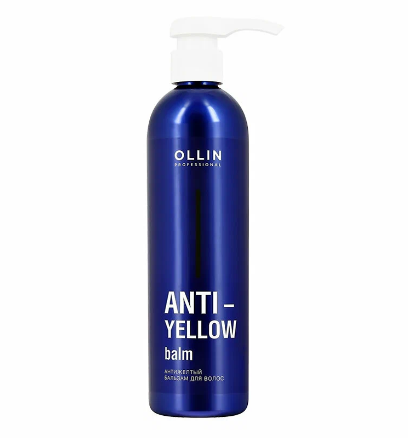 OLLIN PROFESSIONAL Аnti-yellow Антижелтый бальзам для волос 500мл