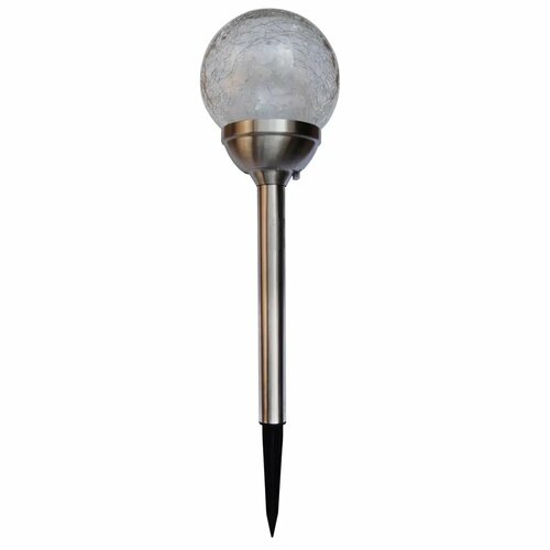 Светильник садовый Fanla на солнечных батареях 2 режима белый и цветной RGB свет цвет хром 2016₽