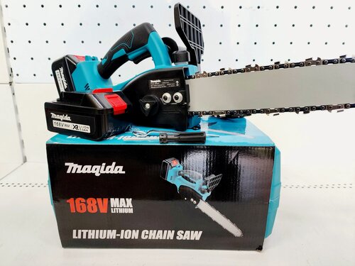 Изображение товара Аккумуляторная мини пила цепная Magida (MulinSen) шина 12" 36В 4Ач кейс