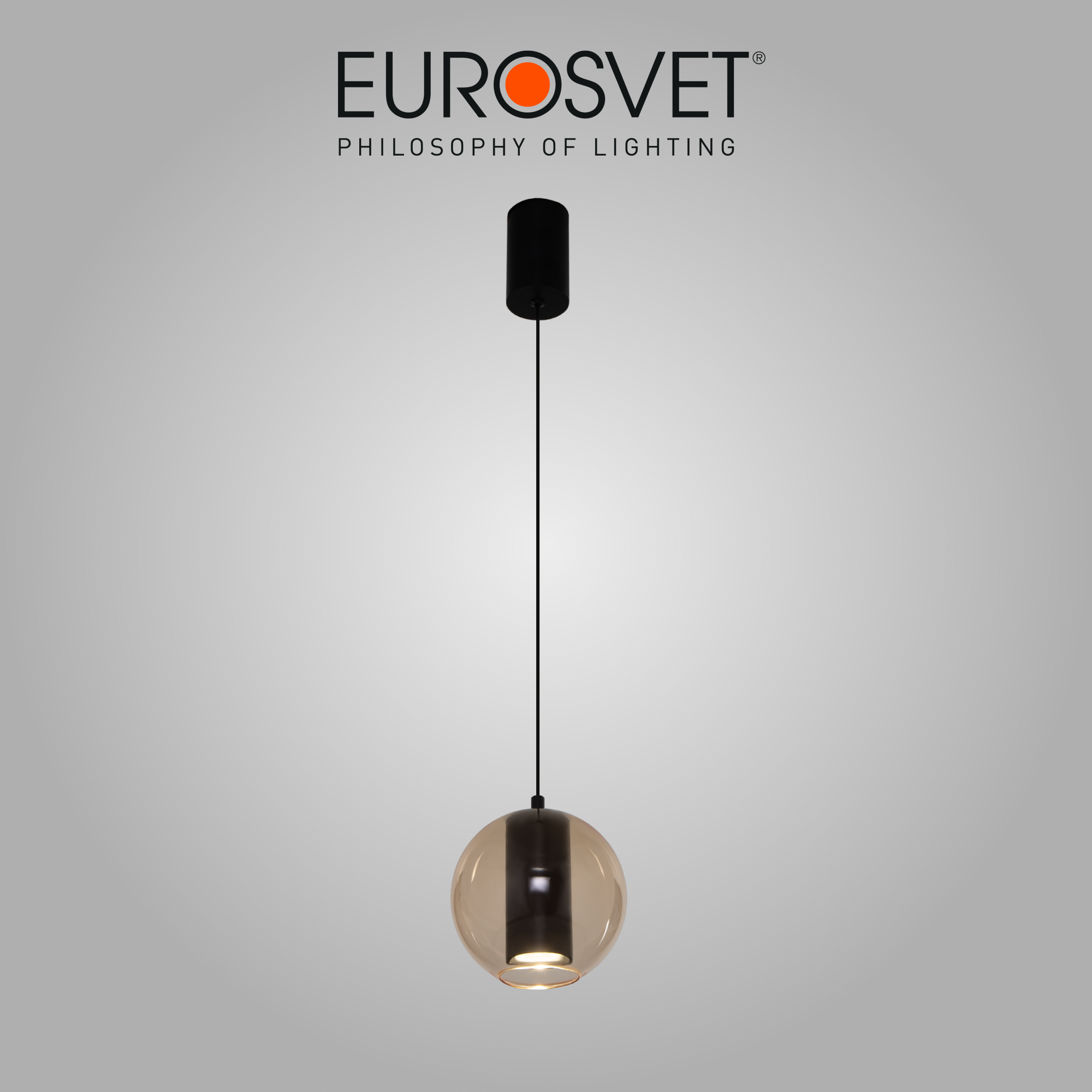 Подвесной светодиодный светильник Eurosvet Cobble 50258/1 LED, 4000 К, бежевый, IP20