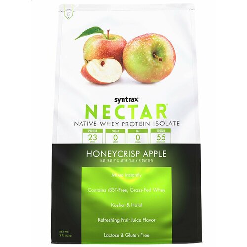 Изолят сывороточного протеина Syntrax Nectar хрустящее яблоко 907 гр.