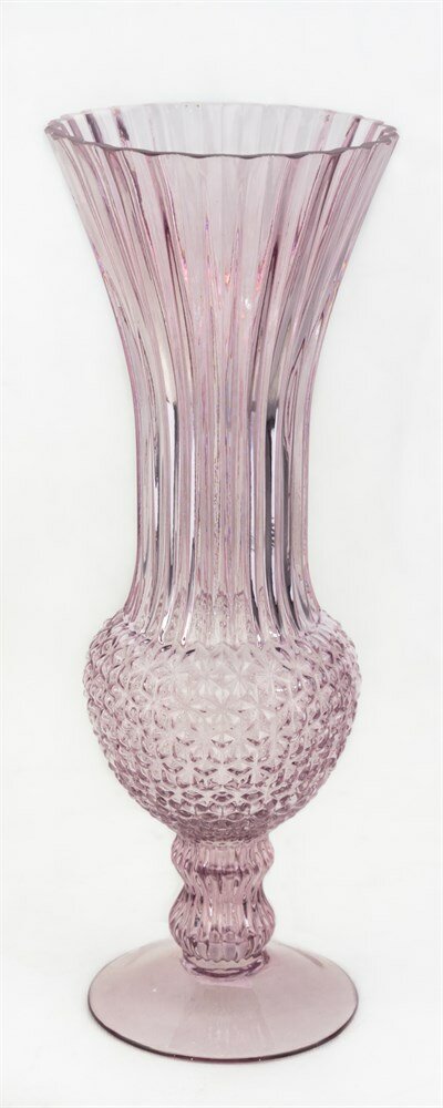фото Ваза Casaentera CE08-591-112 стекло розовый d120х350