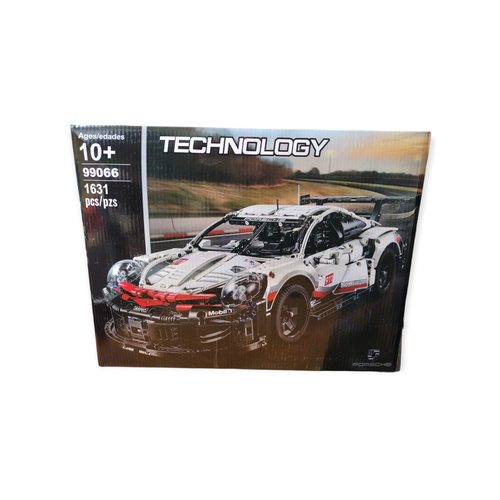 Конструктор Technic. Техник: Porsche 911 RSR/ Порше 911 1631 деталь. 99066 конструктор porsche 911 rsr деталей 1631