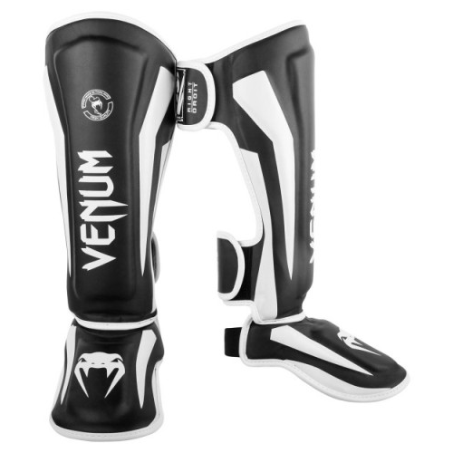 Щитки Venum Elite Standup Black/White (L) щитки venum elite standup khaki black m