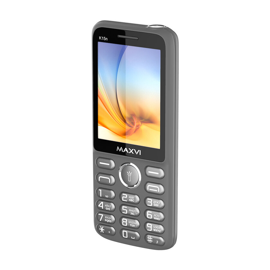 Мобильный телефон Maxvi K15n grey