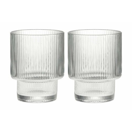 Набор стаканов для воды Modern Classic прозрачный 032 л 2 шт Pozzi Milano 1876 2035₽