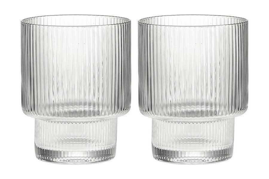 Набор стаканов для воды Modern Classic, прозрачный, 0,32 л, 2 шт (Pozzi Milano 1876)
