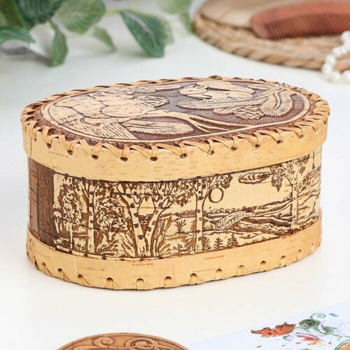 Шкатулка Белки береста 2074₽