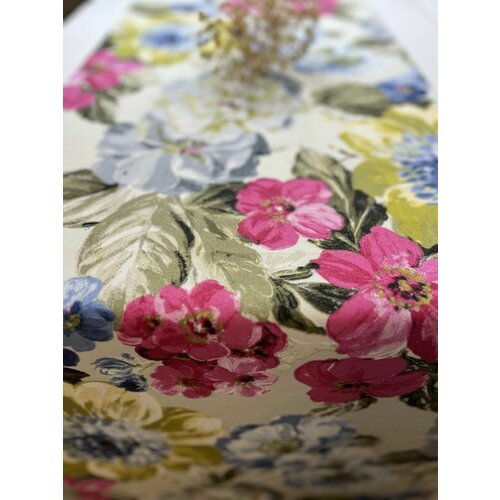 Скатерть - дорожка 44х170 / сервировка на стол / тефлоновая пропитка/ прямоугольная /гипоаллергенная /