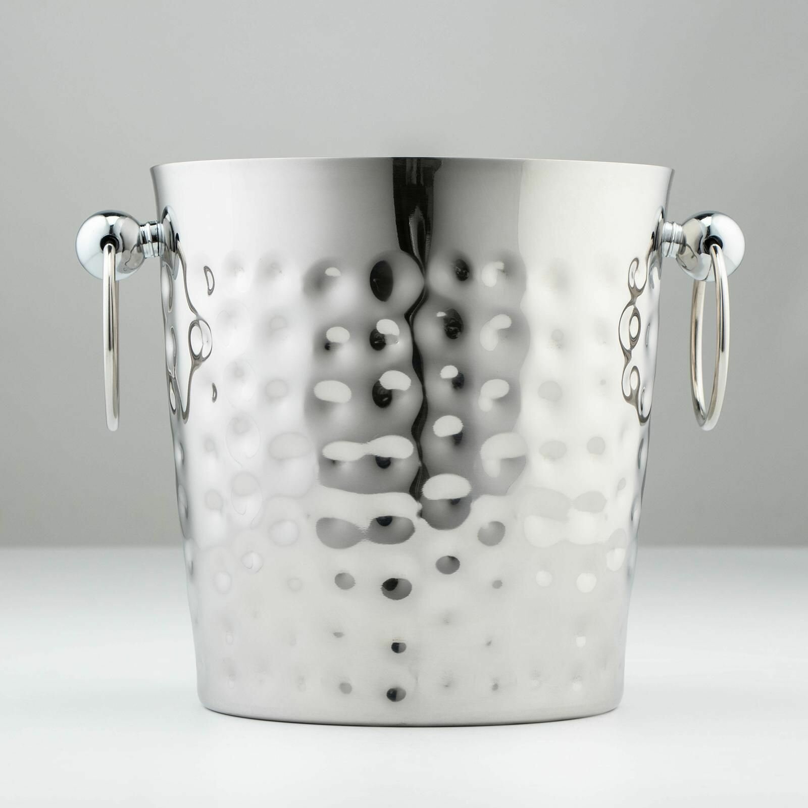 фото Ведро для льда из нержавеющей стали Чеканный, 3,5 л