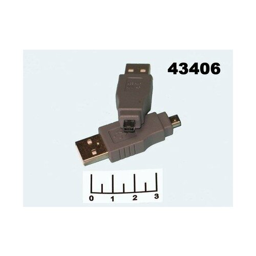 Переходник USB A штекер/mini USB A 4pin