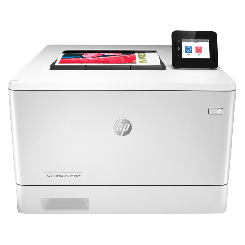 Принтер HP Color LaserJet Pro M454dw (Принтер лазерный цветной, A4, 27/27 стр/мин, дуплекс, 512Мб, USB, LAN, WiFi)