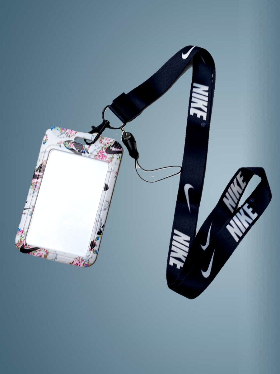 Чехол для бейджа Melody, карабином, пластик, длина шнурка 45 см — фото 1