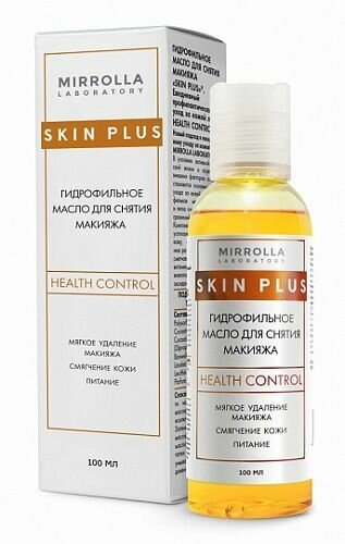 Масло для снятия макияжа гидрофильное Skin Plus Mirrolla, Мирролла 100 мл.