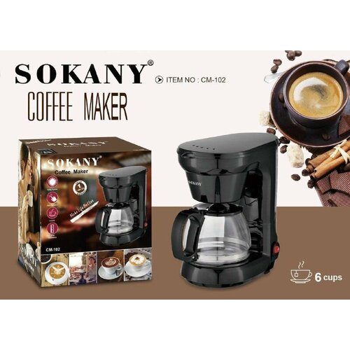 Кофеварка SOKANY СМ-102 кофеварка sokany см 102