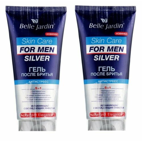 Belle Jardin Гель после бритья Care for men Perfect elegance 5 в 1 антистресс 100 мл 2 шт 632₽