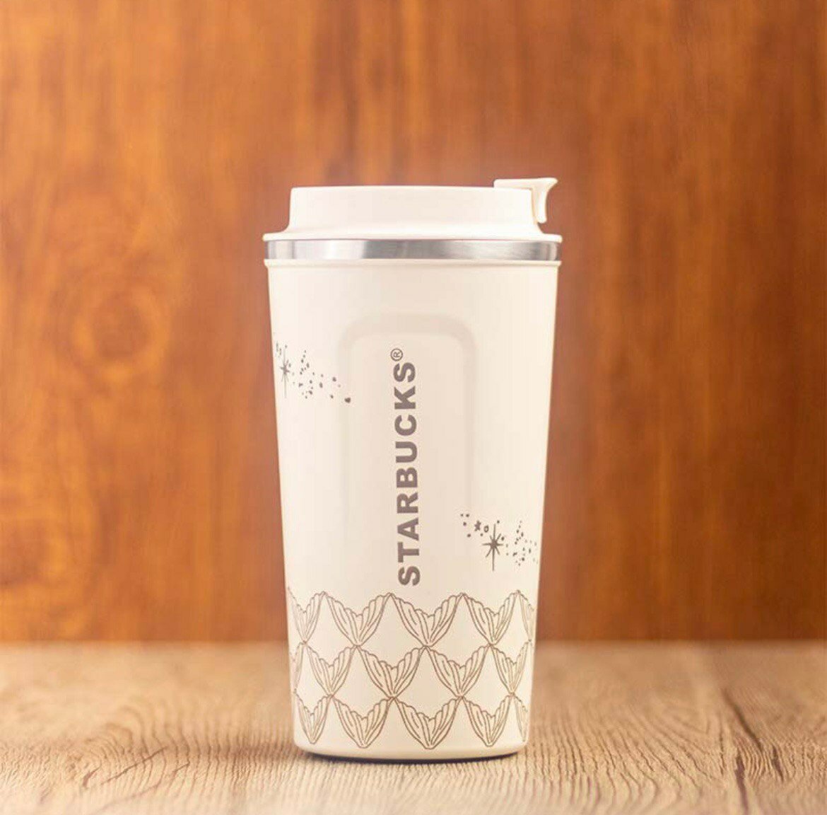 Термокружка Starbucks 500 мл белая в фирменной коробке