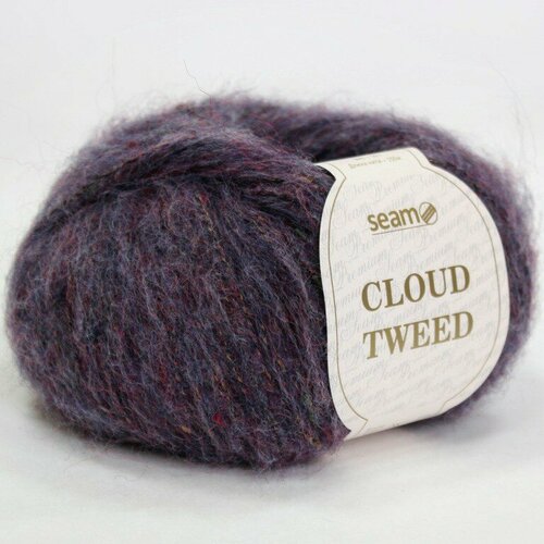 Пряжа Seam CLOUD TWEED 49723 фиолетовый (2 мотка)