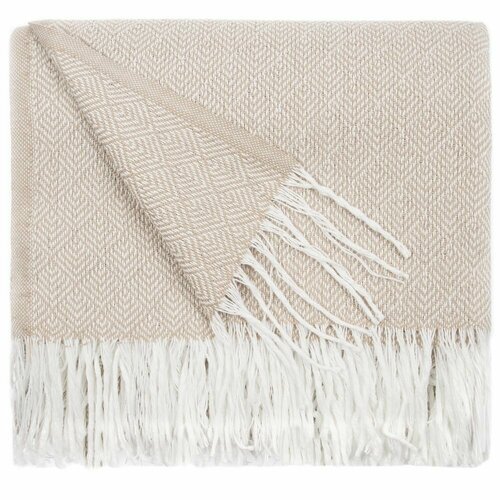 Плед Капри бежевый 3971₽