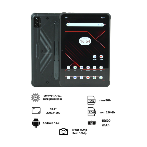 Планшет Android игровой HOTWAV R6 Ultra 8GB 256GB 15600mAh 2120600₽