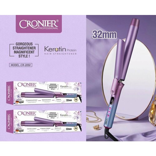 Плойка для кудрей щипцы для завивки волос профессиональные 32мм 264000₽