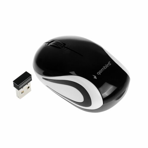 Мышь Gembird MUSW-610 беспроводная оптическая 1200 dpi 1хAAA USB черная 91300₽