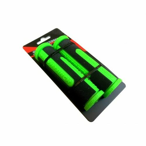 Грипсы Novatrack 11 см черно-салатовые 399₽