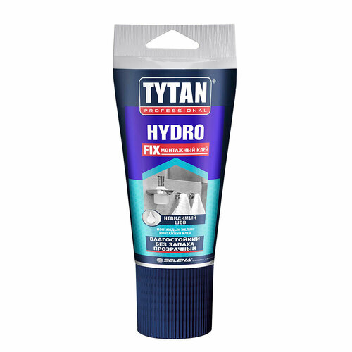 клей монтажный tytan professional hydro fix прозрачный 310 мл Клей монтажный акриловый Tytan Professional Hydro Fix прозрачный 150 мл туба