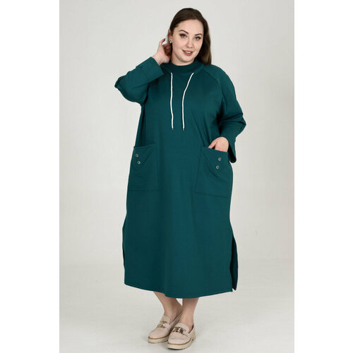 Платье ZOYA, размер 74, зеленый сорочка zoya размер 74 голубой