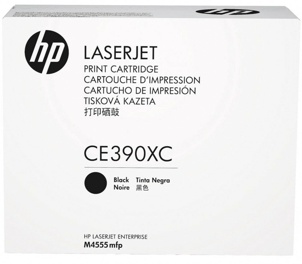 Картридж HP CE390XC (90X), черный, увеличенный, 24000 стр,