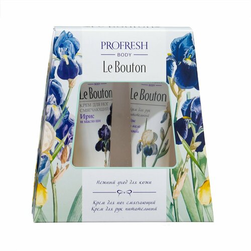 Подарочный набор Le Bouton Крем для рук 75 мл Крем для ног 75 мл 632₽