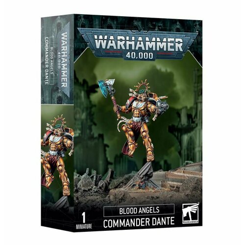 Модель для сборки Warhammer 40000 - Blood Angels: Commander Dante набор миниатюр warhammer 40000 blood angels commander dante